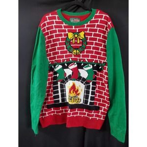 Ugly Sweater, Christmas Sweater Unisex XL
